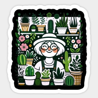 Crazy Plant Lady Sticker